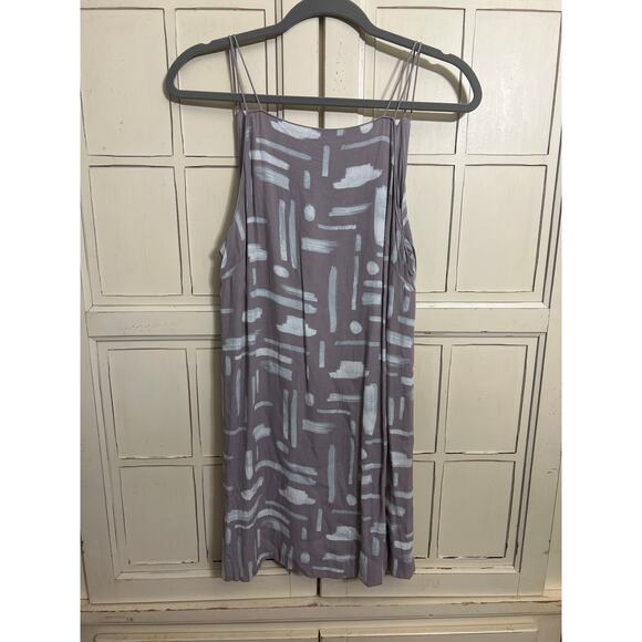 Silence + Noise size medium mini dress open back purple - Picture 1 of 4